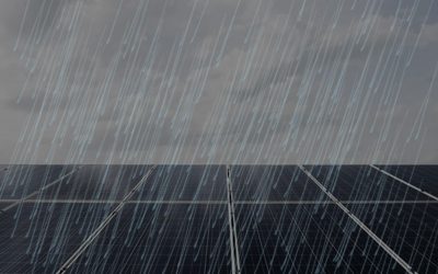 ¿Y si los paneles solares también produjeran energía con la lluvia?